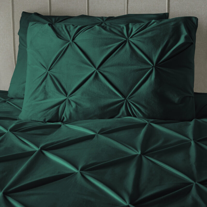 Sleeptime Velvet Pintuck Groen 140 x 220