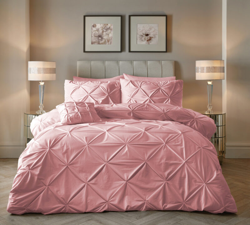 Velvet Pintuck Roze 240 x 200/220 Sleeptime