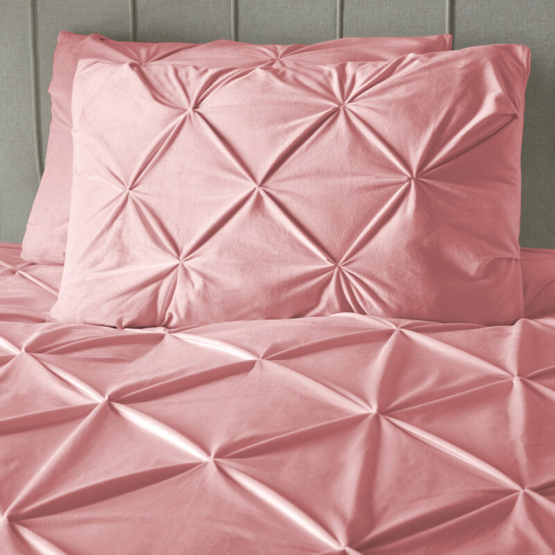 Sleeptime Velvet Pintuck Roze 240 x 220
