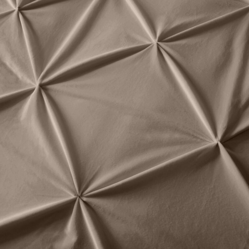 Pintuck Taupe - Sleeptime bed 140 x 220 cm van Velvet
