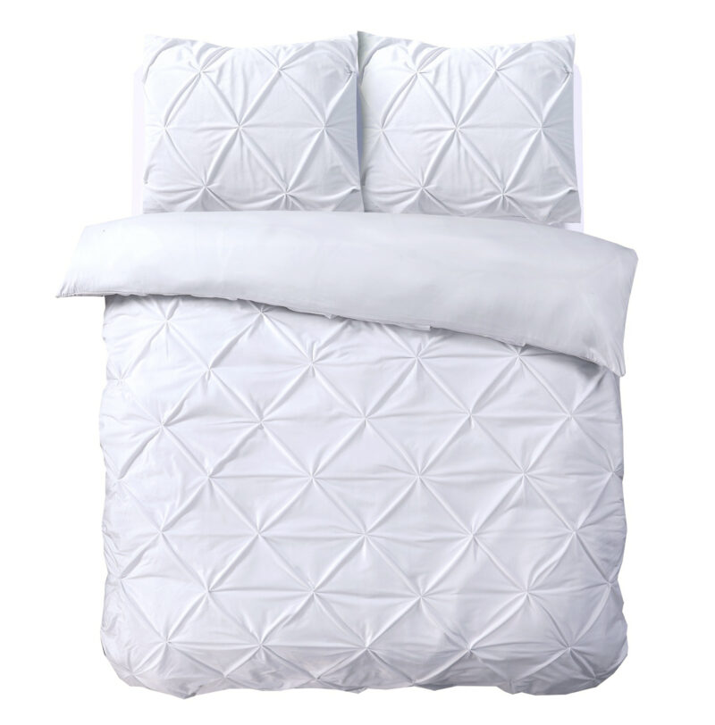 Sleeptime Velvet Pintuck Wit 140 x 200/220 cm