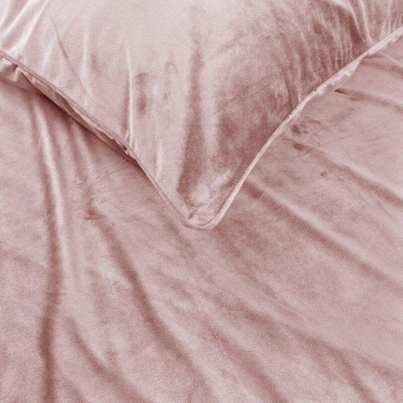 Sleeptime Velvet Piping Soft Pink 200 x 220