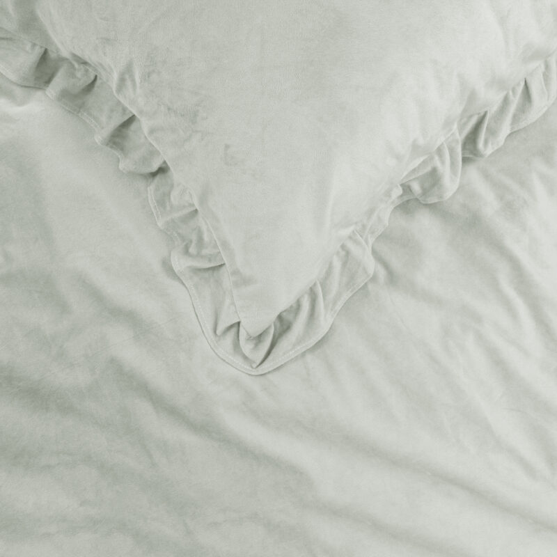 Velvet Ruffles Cappuccino Wit 140 x 220 Sleeptime