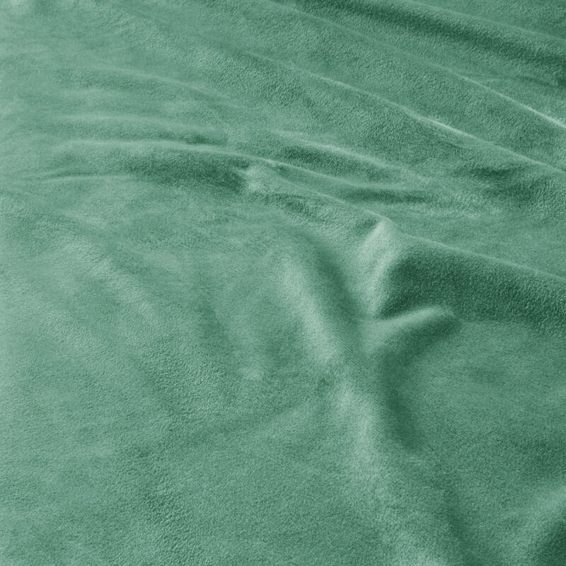 Sleeptime Velvet Ruffles Granite Green 240 x 220