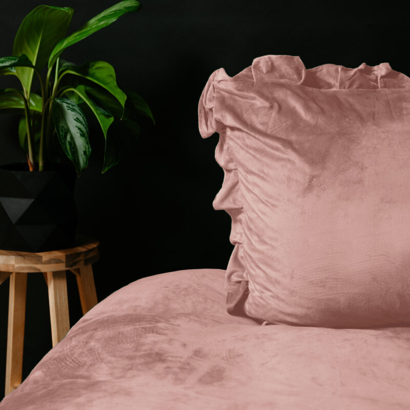 Velvet Ruffles Oud Roze 200 x 220 Sleeptime