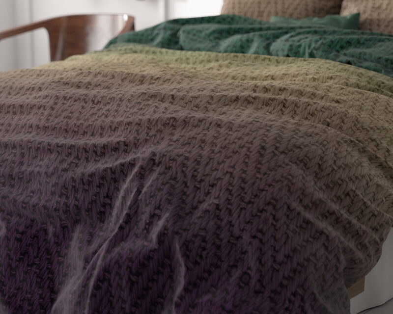 Sleeptime Warm Knits Bruin 140 x 220