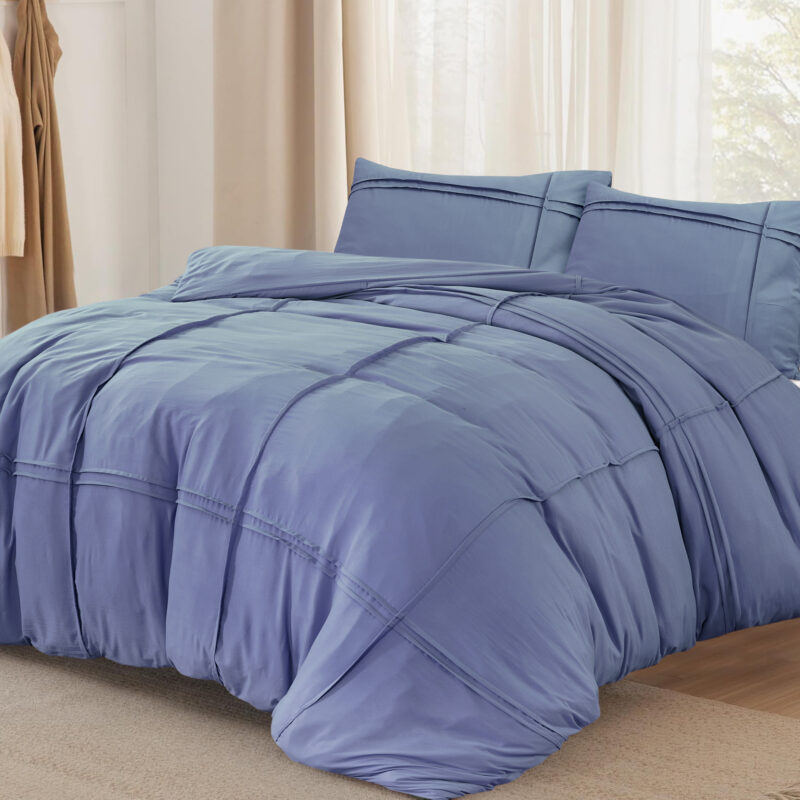 Washed Tufted Blauw 140 x 200/220 Sleeptime