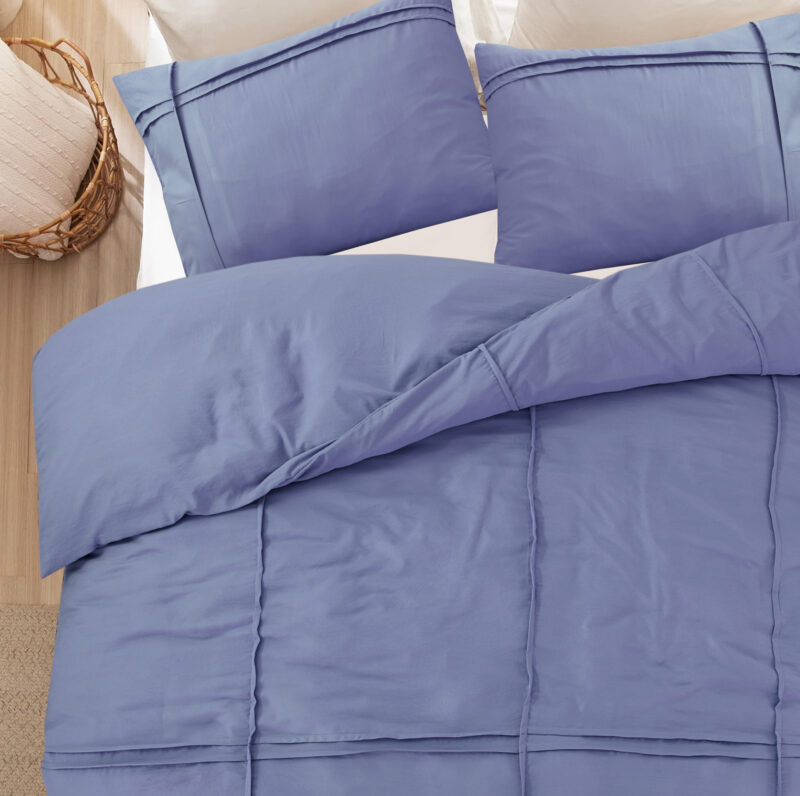 Sleeptime Washed Tufted Blauw 240 x 200/220 cm