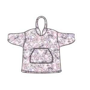 Lilo en Stitch poncho Angel roze maat XS - Multicolor - x S-L cm - 100% Polyester