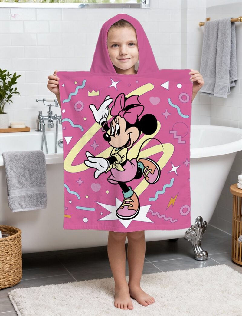 'Sparkle' 50 x 115 cm badponcho van Disney Minnie Mouse, 50 x 115 cm