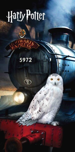 Harry Potter handdoek - Multicolor - 70 x 140 cm - 100% katoen