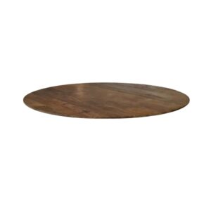 Rond - Label51 eetkamertafel Tafelblad Sloppy Edge - Nature Smooth - Mangohout
