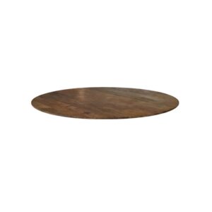 Rond - Label51 eetkamertafel Tafelblad Sloppy Edge - Nature Smooth - Mangohout (2)