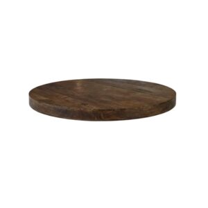 Label51 eetkamertafel Tafelblad Sloppy Edge - Espresso - Mangohout - foto 1