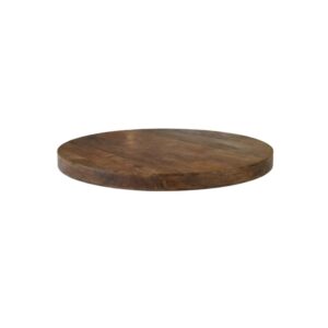 Rond - Label51 eetkamertafel Tafelblad Straight Edge - Nature Smooth - Mangohout