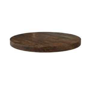 Rond - Label51 eetkamertafel Tafelblad Straight Edge - Espresso - Mangohout (2)