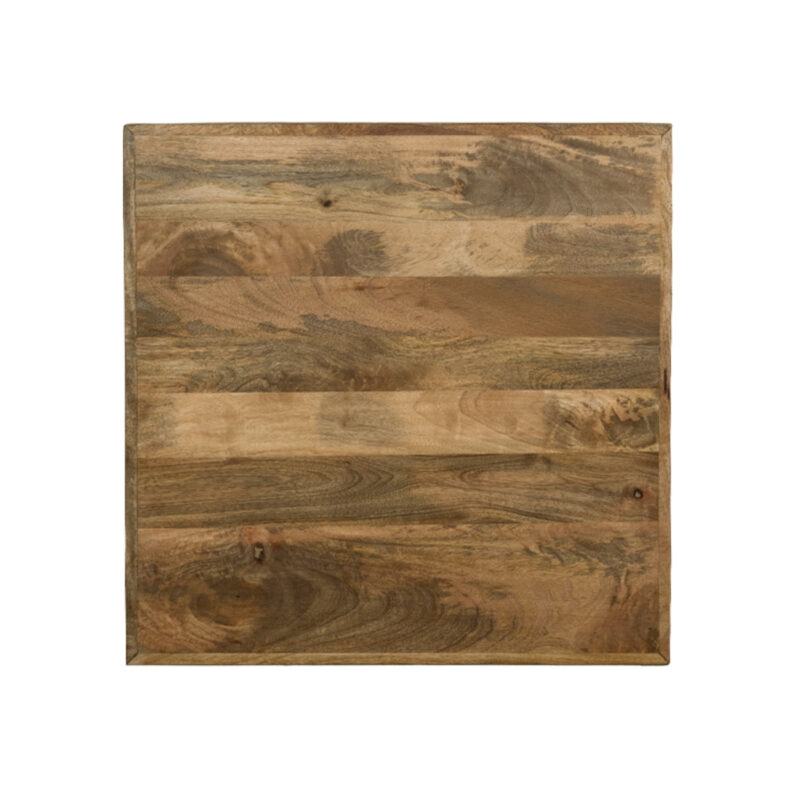 Mangohout tafel Tafelblad Straight Edge van Label51