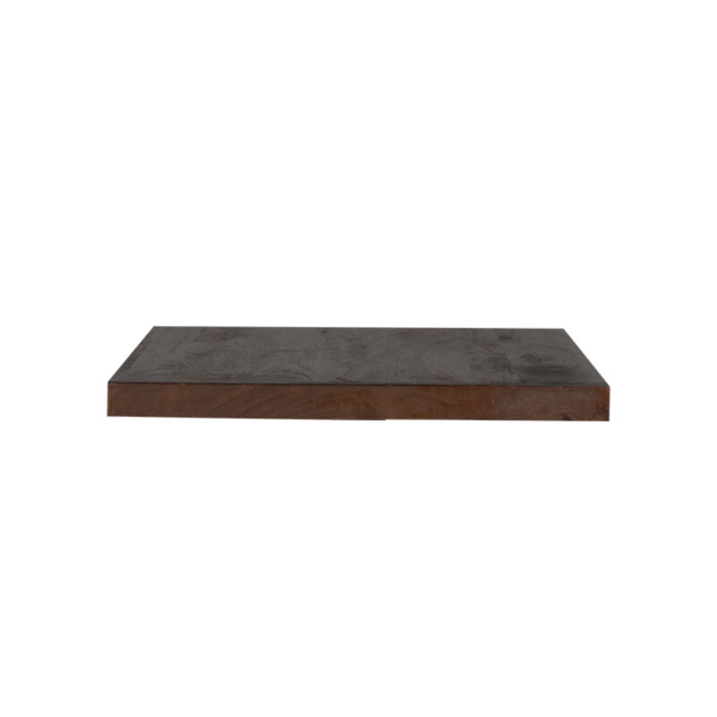 Label51 eetkamertafel Tafelblad Straight Edge - Espresso - Mangohout