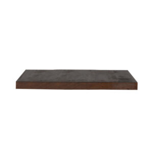 Label51 eetkamertafel Tafelblad Straight Edge - Espresso - Mangohout - foto 1