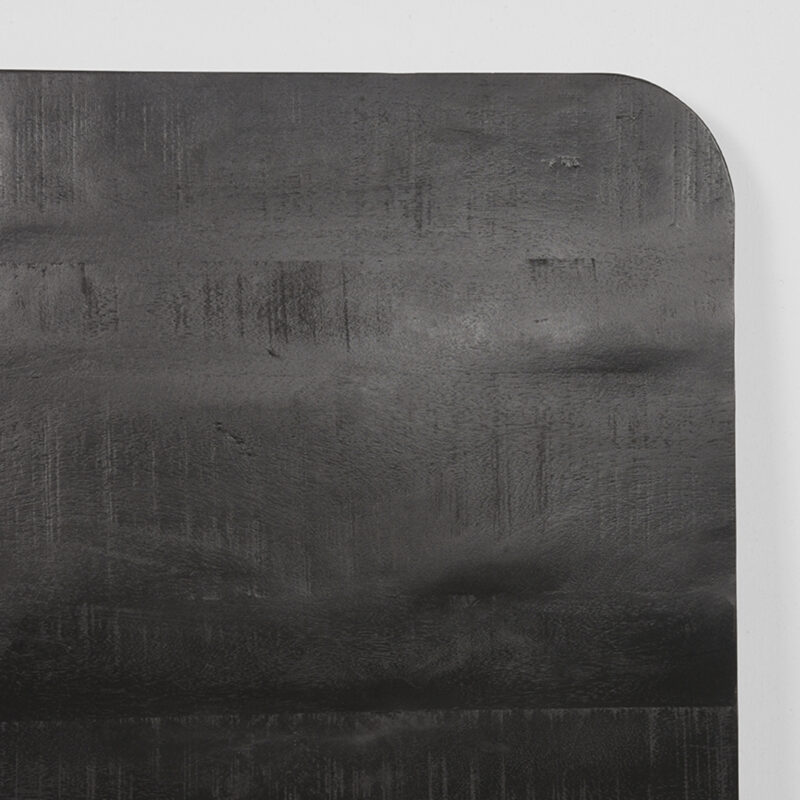 Mangohout tafel Tafelblad Sloppy Edge van Label51 - Zwart
