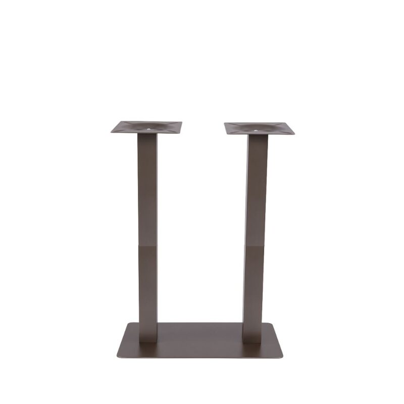 LABEL51 Eetkamertafel Tafelpoot Dubbel - Brons - Metaal - Dubbel - 108 cm