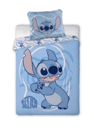 Lilo en Stitch dekbedovertrek 100 x 135 cm - Blauw - 100 x 135 cm - 100% katoen