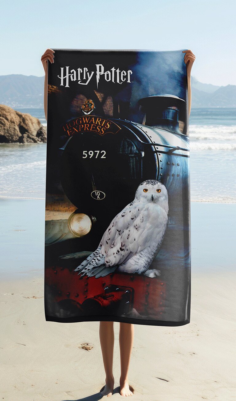 Badhanddoek van Harry Potter, 70 x 140 cm