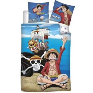 One Piece dekbedovertrek going merry 140 x 200 cm - Multicolor - 140 x 200 cm - polykatoen