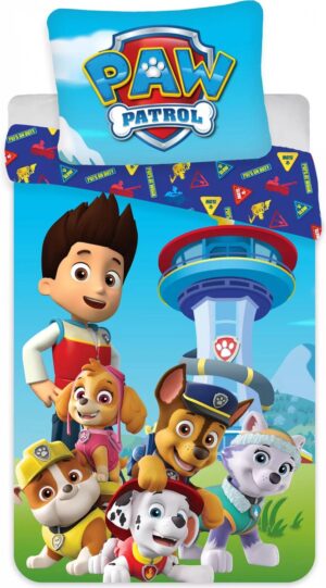 Paw Patrol dekbedovertrek 140 x 200 cm - Multicolor - 140 x 200 cm - 100% katoen - foto 1