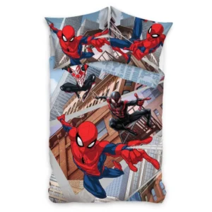 Spiderman dekbedovertrek Swing 140 x 200 cm - Blauw - 140 x 200 cm - 100% katoen