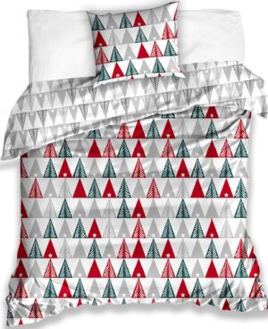 In Home dekbedovertrek 140 x 200 cm - Wit - 140 x 200 cm - 100% katoen - kussensloop 60 x 70 cm