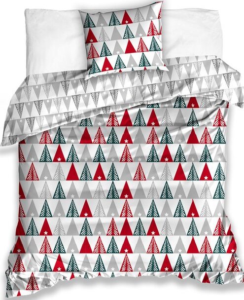 In Home dekbedovertrek 140 x 200 cm - Wit - 140 x 200 cm - 100% katoen - kussensloop 60 x 70 cm