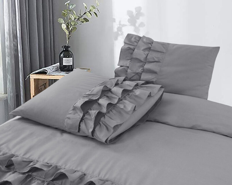 Dreamhouse bed 140 x 220 cm van Katoen - Grijs