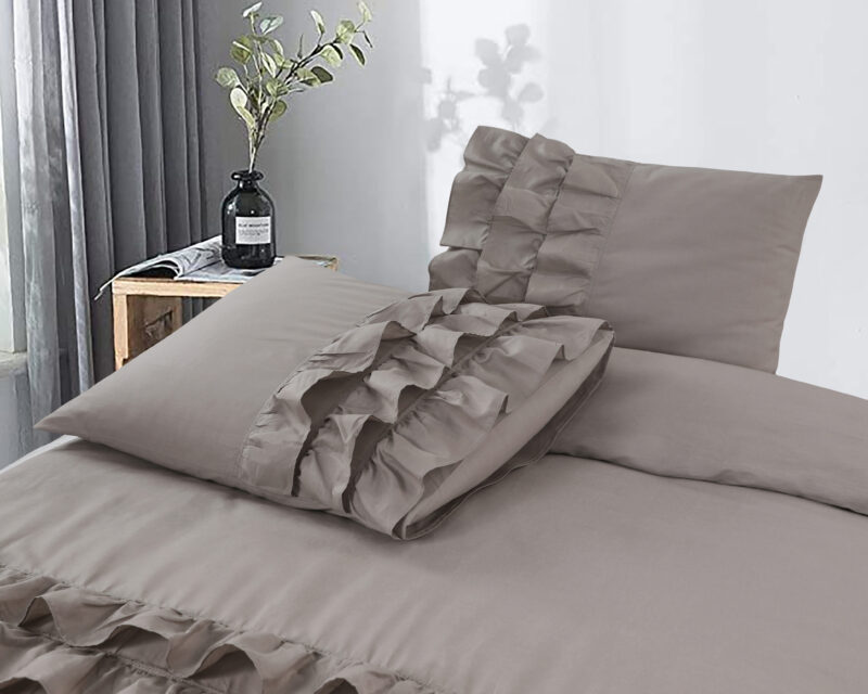 Dreamhouse bed 140 x 220 cm van Katoen - Taupe