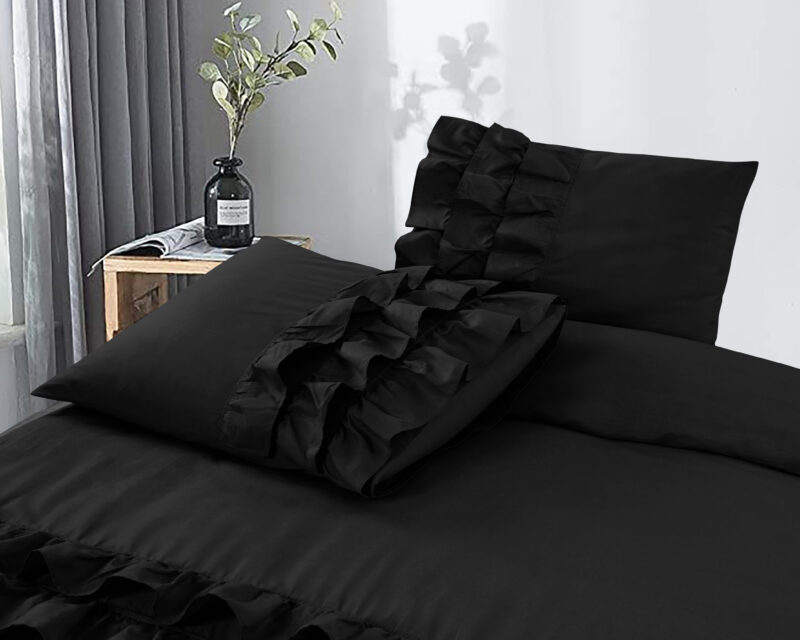 Dreamhouse bed 240 x 220 cm van Katoen - Zwart