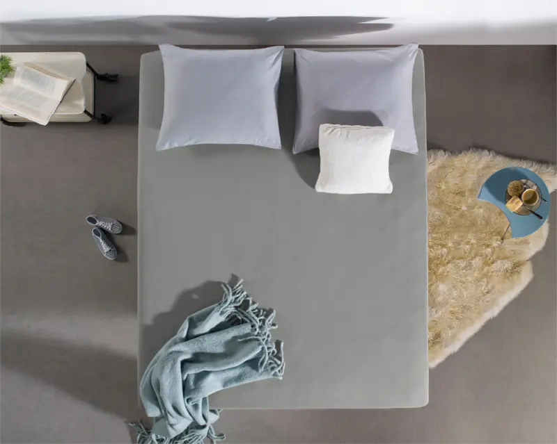 Grijs 140 x 200/220 cm laken van Dreamhouse, 140 x 200 cm