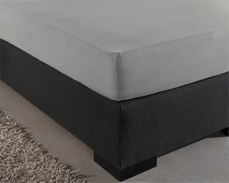 Hoeslaken Grijs 140 x 200/220 cm 140 x 200 cm van Dreamhouse, Grijs