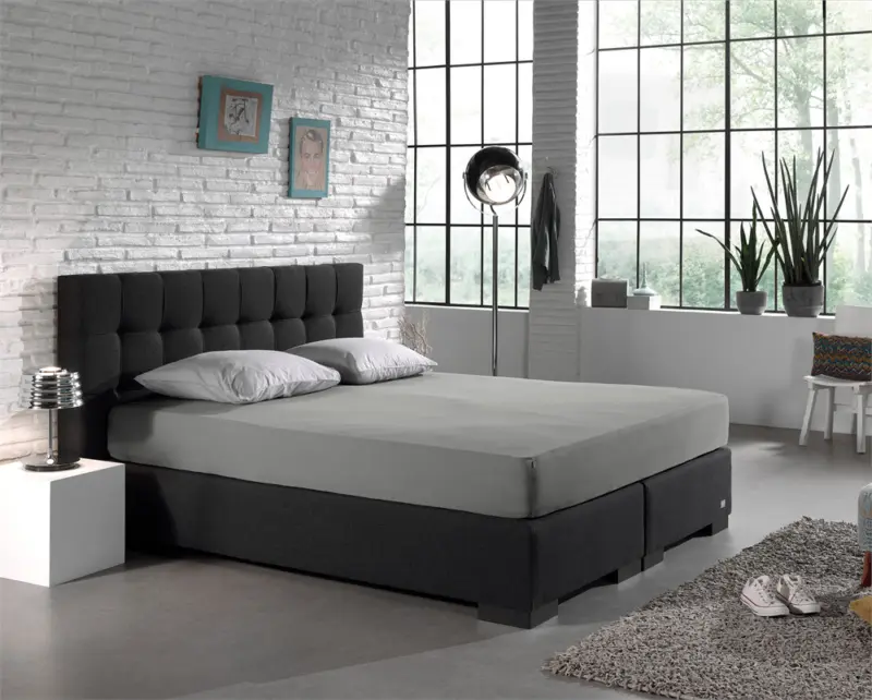Dreamhouse Dubbel Jersey 220 gr. Hoeslaken Grijs 80/100 x 220