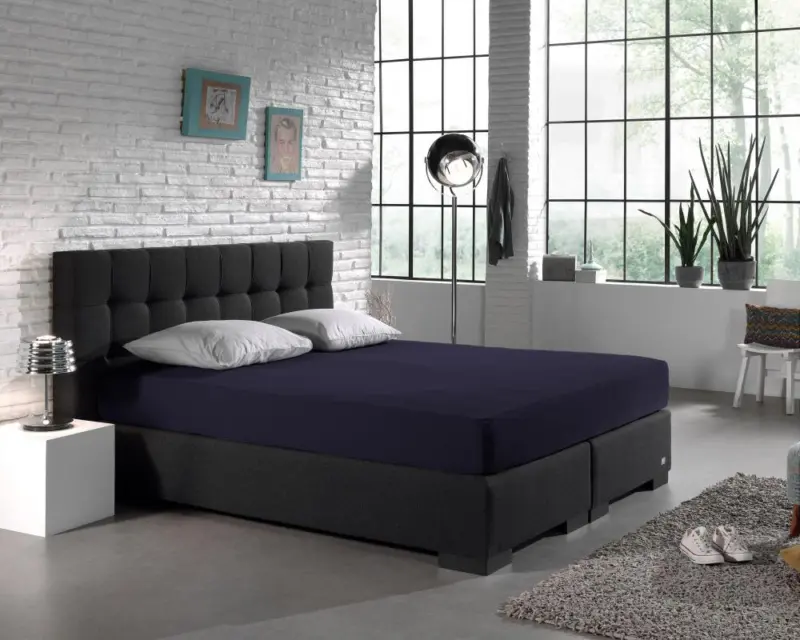 Navy 140 x 200/220 cm laken van Dreamhouse, 140 x 200 cm