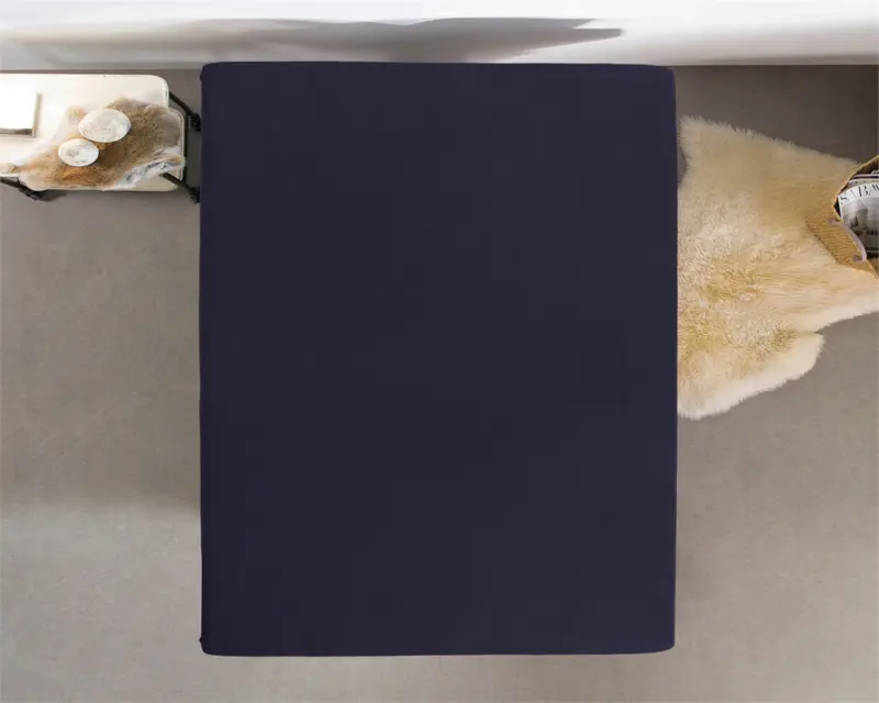 Hoeslaken Navy 140 x 200/220 cm 140 x 200 cm van Dreamhouse, Navy