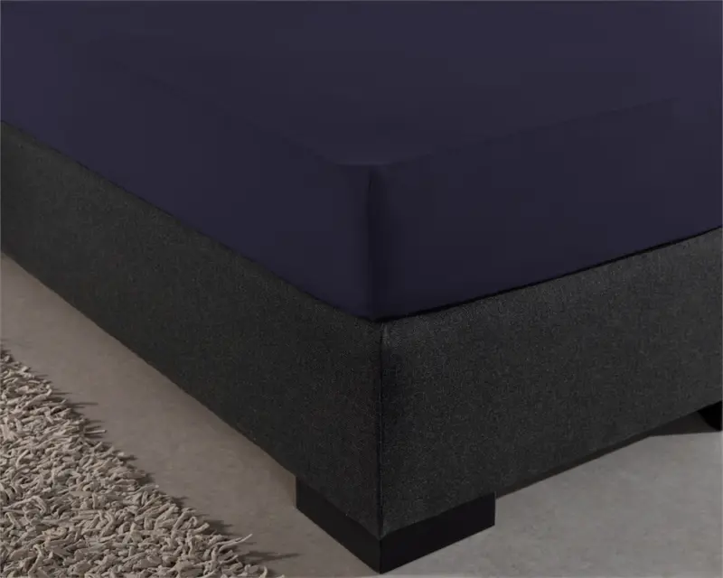 Dreamhouse laken 140 x 200 cm van 100% katoen, Navy 140 x 200/220 cm