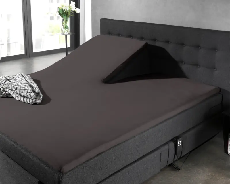 Dreamhouse Splittopper Katoen Hoeslaken Antraciet 160 x 210