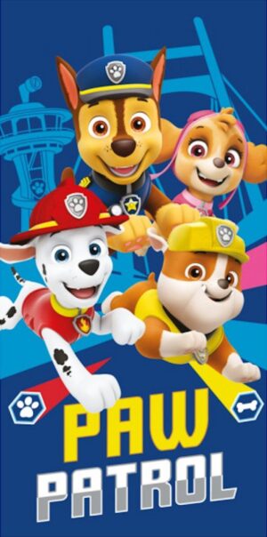 Paw Patrol strandlaken 70 x 140 cm - Blauw - 70 x 140 cm - 100% katoen