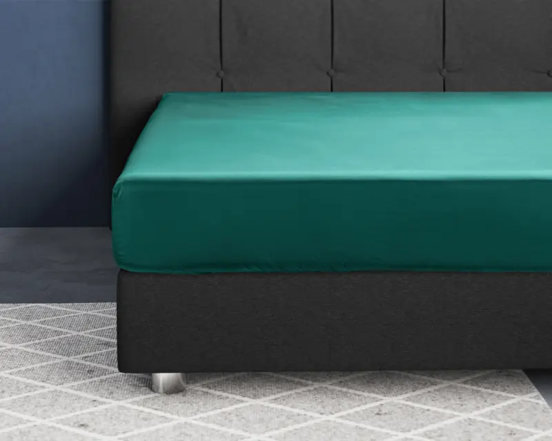 Donker Groen 180 x 200 cm laken van Primaviera Deluxe, 180 x 200 cm