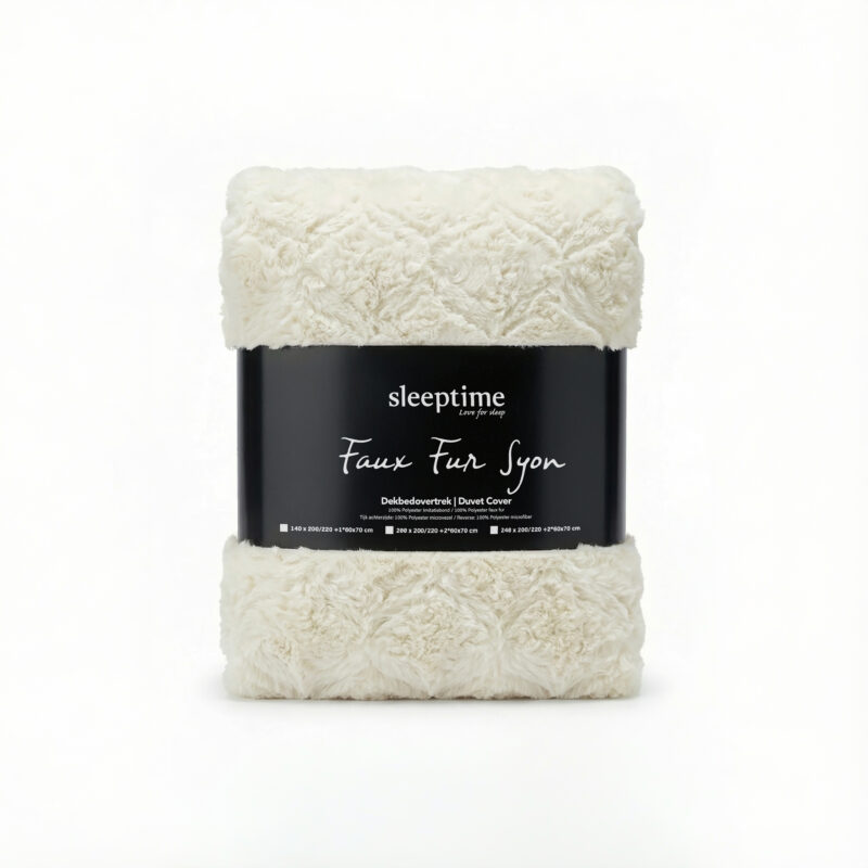 Faux Fur Syon Crème 140 x 200/220 Sleeptime