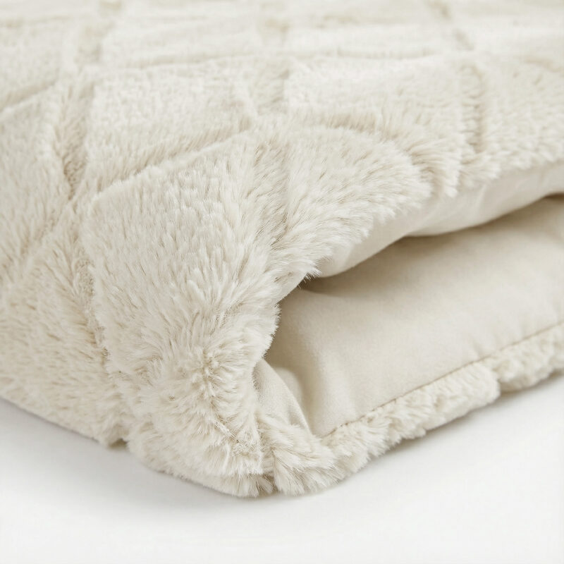 Sleeptime Faux Fur Syon Crème 140 x 200/220 cm