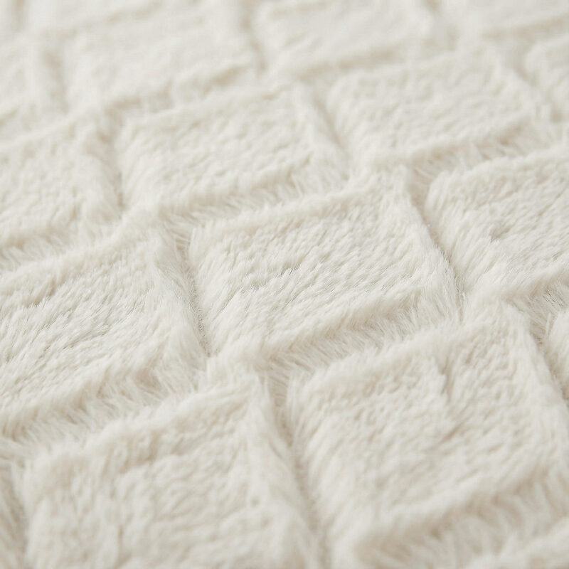 Sleeptime Faux Fur Syon Crème 140 x 220
