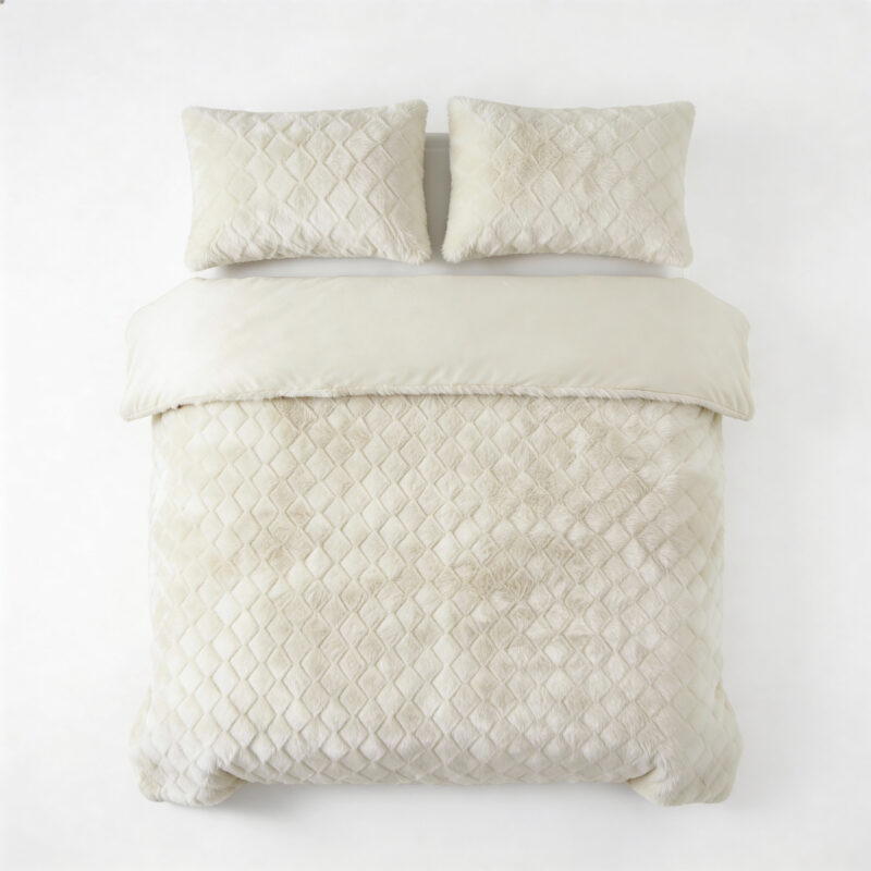 Sleeptime Faux Fur Syon Crème 240 x 200/220 cm