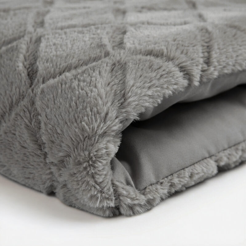 Sleeptime Faux Fur Syon Grijs 240 x 220