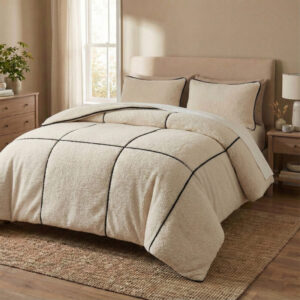 Sleeptime Teddy Trim Beige 200 x 200/220